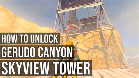 gerudo tower metal boxes|gerudo canyon skyview tower.